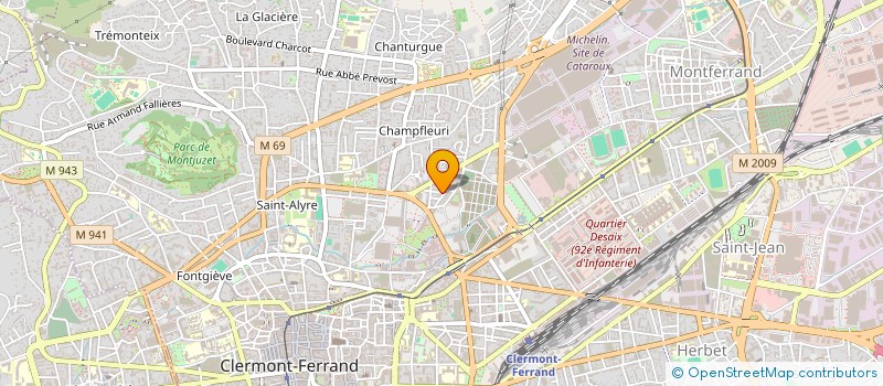 localisation de l'entreprise PI 10 INVEST 2  CLERMONT-FERRAND