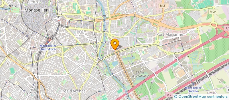 localisation de l'entreprise PI 30 à MONTPELLIER