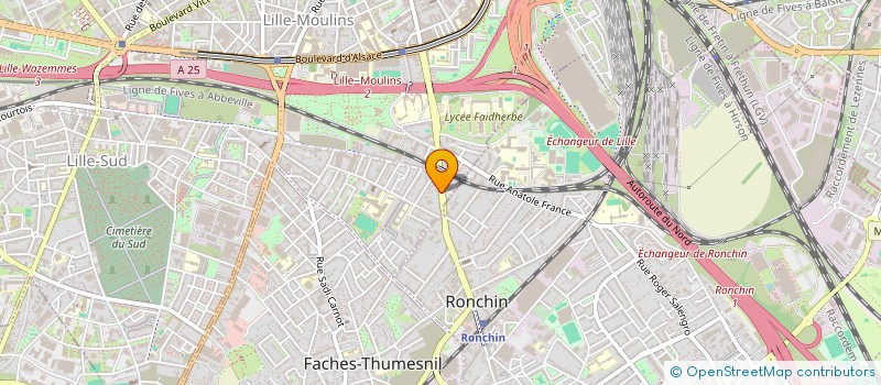 localisation de l'entreprise PI  LILLE