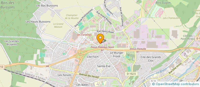 localisation de l'entreprise PI à DREUX