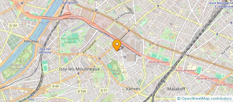 localisation de l'entreprise PI.A à ISSY-LES-MOULINEAUX