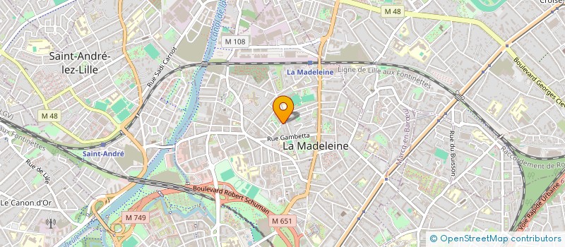 localisation de l'entreprise PI-AIR à LA MADELEINE