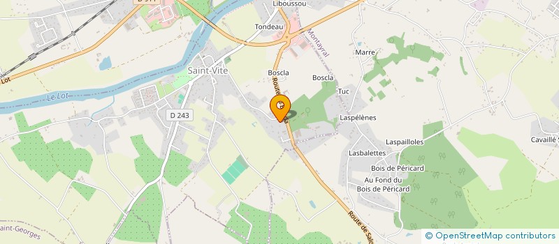 localisation de l'entreprise PI AIRE CARREE  FUMEL