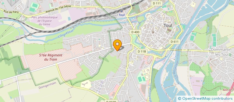 localisation de l'entreprise PI CAPITAL  TOUL