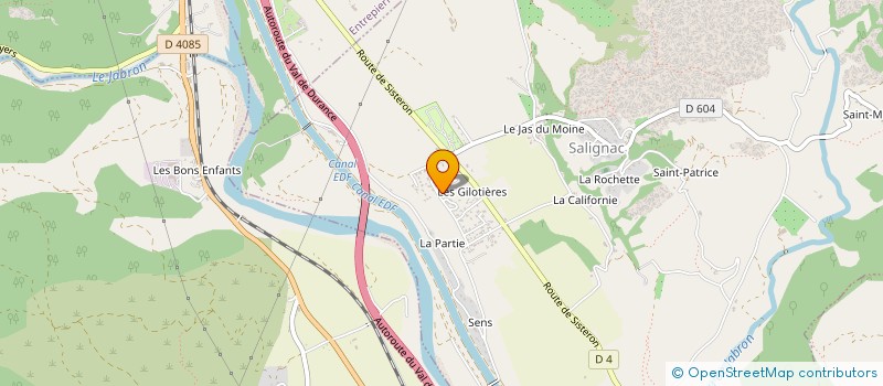 localisation de l'entreprise PI&CO  SALIGNAC