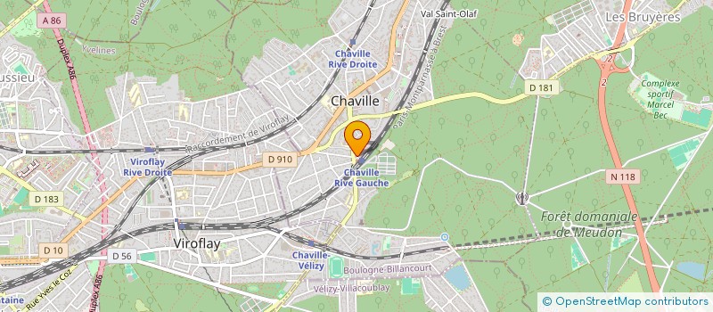 localisation de l'entreprise PI CREATION à CHAVILLE