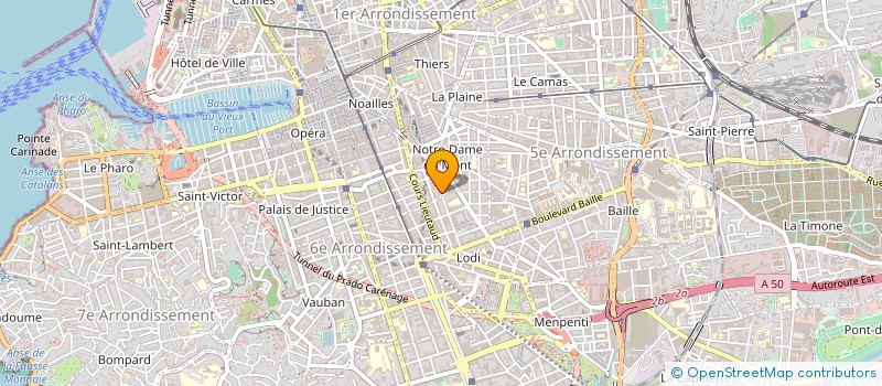 localisation de l'entreprise PI DISTRIBUTION à MARSEILLE