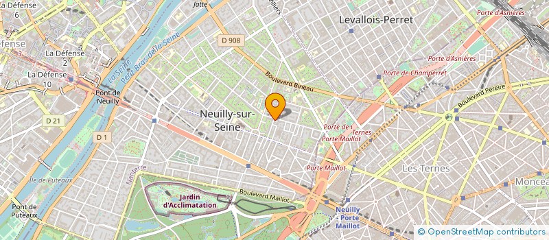 localisation de l'entreprise PI EDEN à NEUILLY-SUR-SEINE