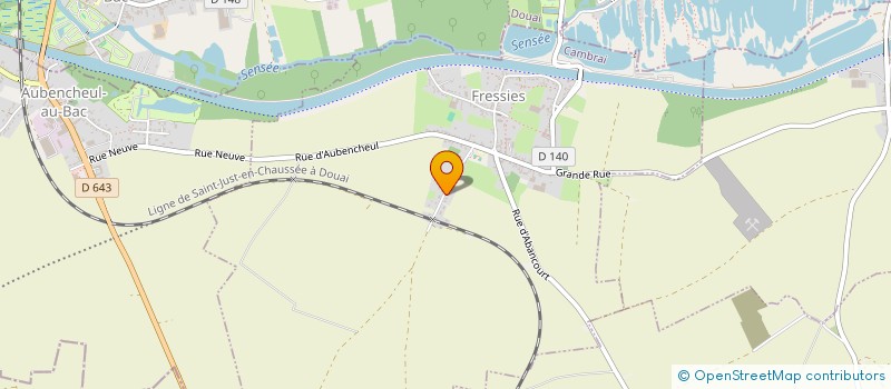 localisation de l'entreprise PI ET MA  FRESSIES