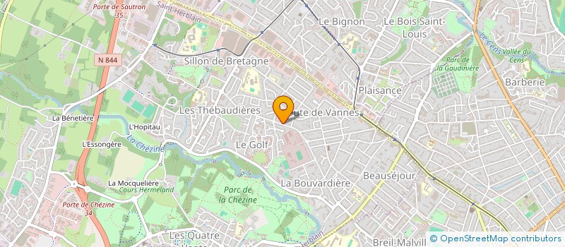 localisation de l'entreprise PI IMMOBILIER à SAINT-HERBLAIN