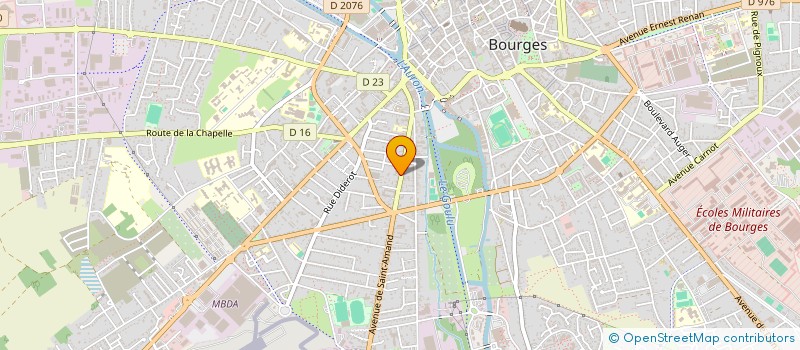 localisation de l'entreprise PI IMMOBILIER  BOURGES