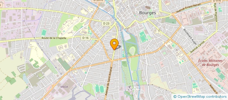 localisation de l'entreprise PI IMMOBILIERS INVESTISSEMENT  BOURGES