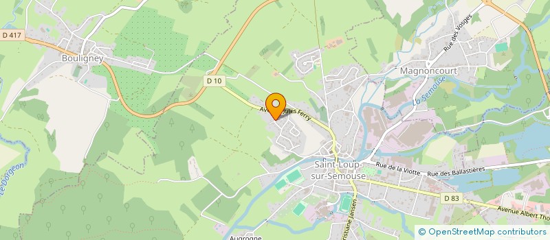 localisation de l'entreprise PI LES AUBEPINES  SAINT-LOUP-SUR-SEMOUSE