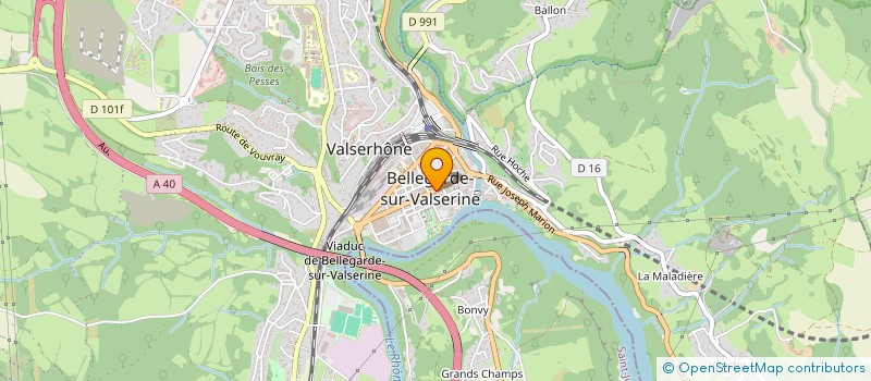 localisation de l'entreprise PI-MOUSSE à VALSERHONE