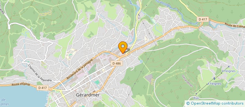localisation de l'entreprise PI'POTES à GERARDMER