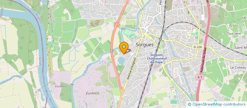 localisation de l'entreprise PI R2  SORGUES