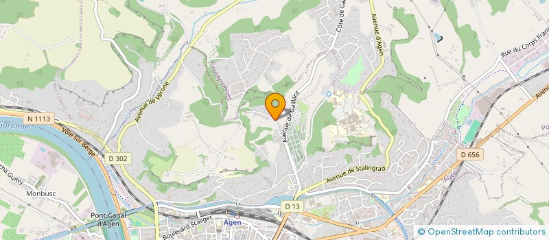 localisation de l'entreprise PI R2 HOLDING  AGEN