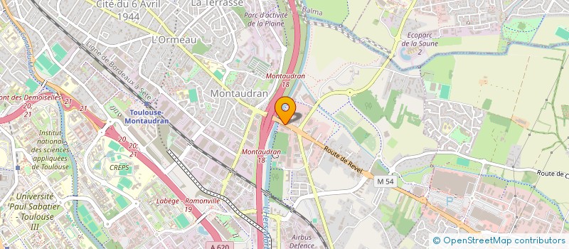 localisation de l'entreprise PI S.A.R.L à TOULOUSE