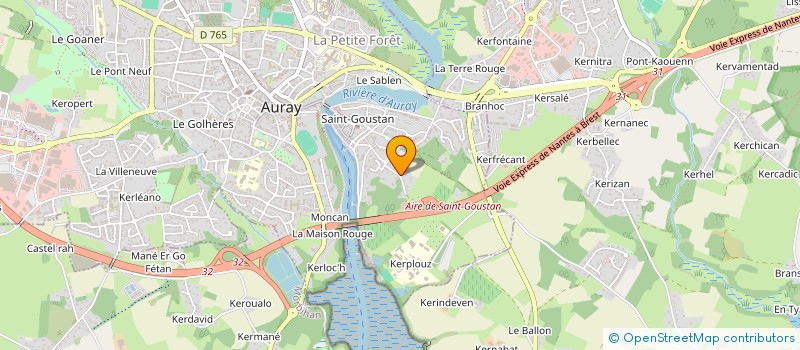 localisation de l'entreprise PI SEAS à AURAY
