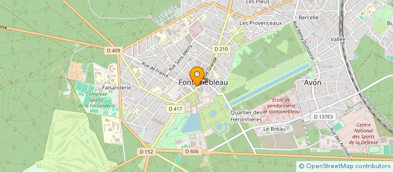 localisation de l'entreprise PI THON à FONTAINEBLEAU