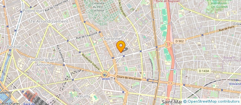localisation de l'entreprise PI-XEL à MONTREUIL