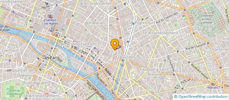 localisation de l'entreprise PIA  PARIS