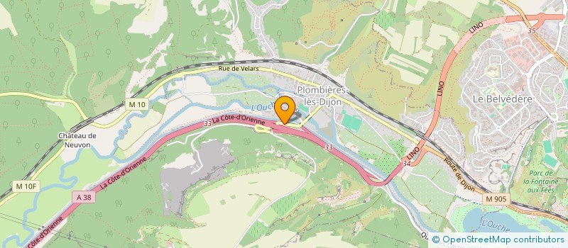 localisation de l'entreprise PIA IMMO  PLOMBIERES-LES-DIJON