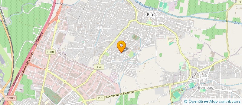 localisation de l'entreprise PIA TENNIS CLUB  PIA