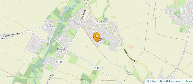 localisation de l'entreprise PIAC  CAIRON