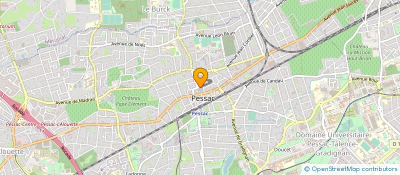 localisation de l'entreprise PIACC  PESSAC