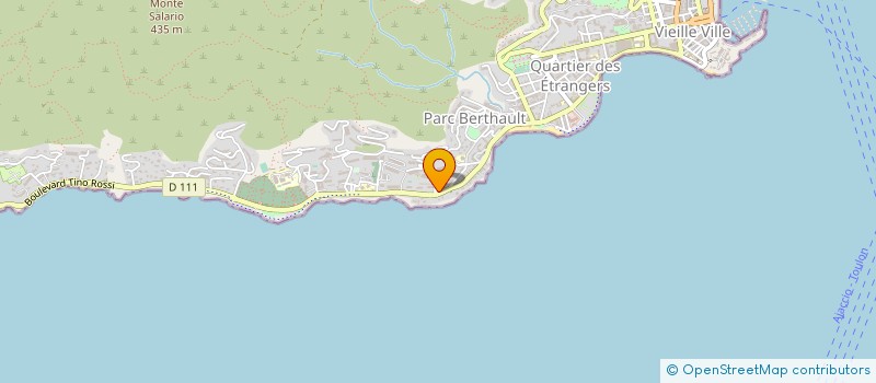localisation de l'entreprise PIACENTINI TRANSPORT à AJACCIO