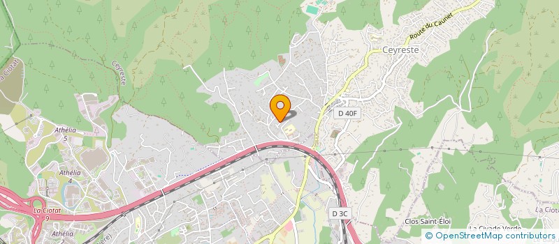 localisation de l'entreprise PIACENTINO ET FILS à CEYRESTE