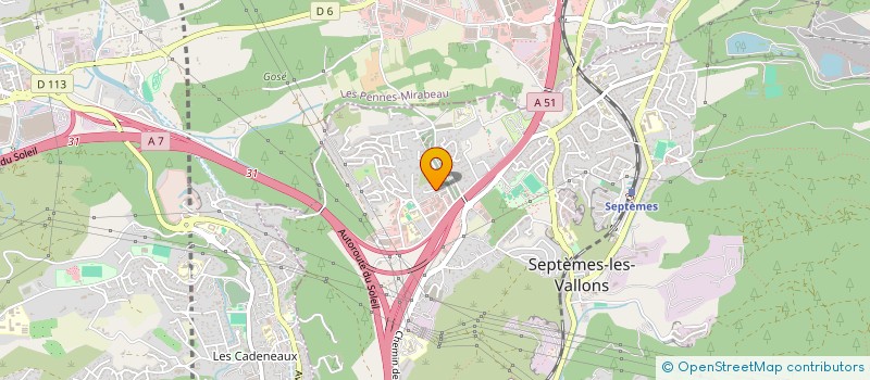 localisation de l'entreprise PIACENZA à SEPTEMES-LES-VALLONS