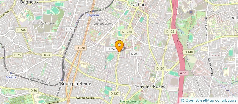 localisation de l'entreprise PIACOO à CACHAN