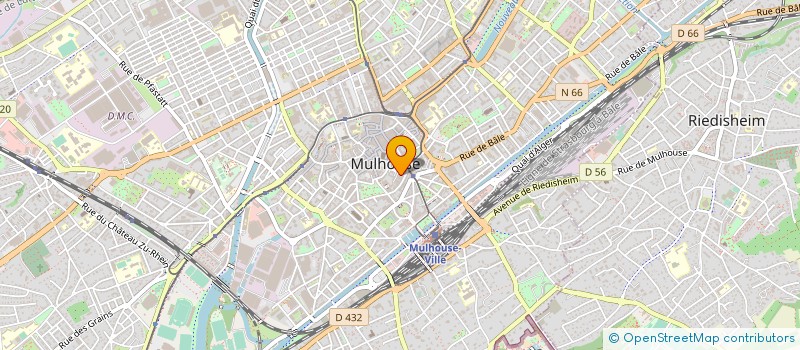 localisation de l'entreprise PIADINA  MULHOUSE