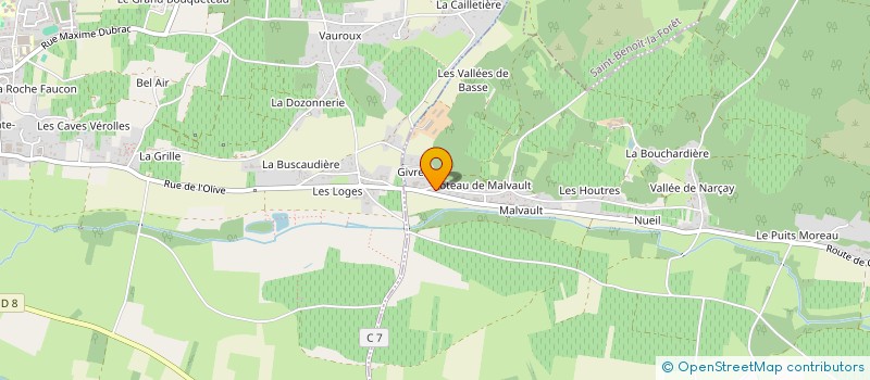 localisation de l'entreprise PIAF à CRAVANT-LES-COTEAUX