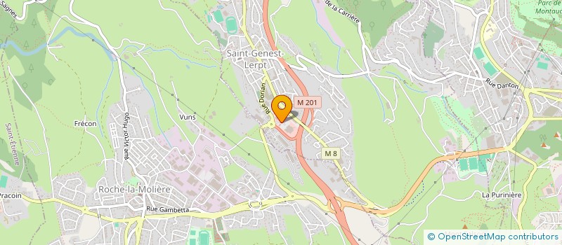 localisation de l'entreprise PIAF  SAINT-GENEST-LERPT