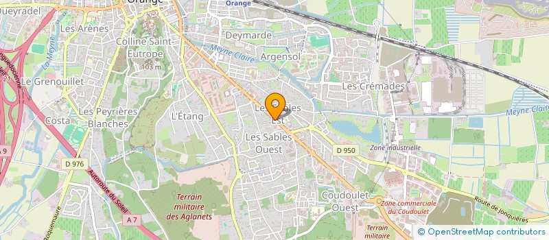 localisation de l'entreprise PIAL  ORANGE