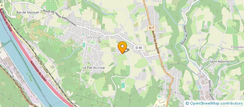 localisation de l'entreprise PIALANSOL  SEYSSUEL