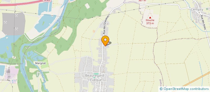 localisation de l'entreprise PIALEVLI  BEAUREGARD-L'EVEQUE