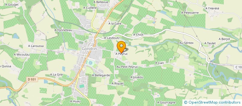 localisation de l'entreprise PIALHOUX à GONDRIN