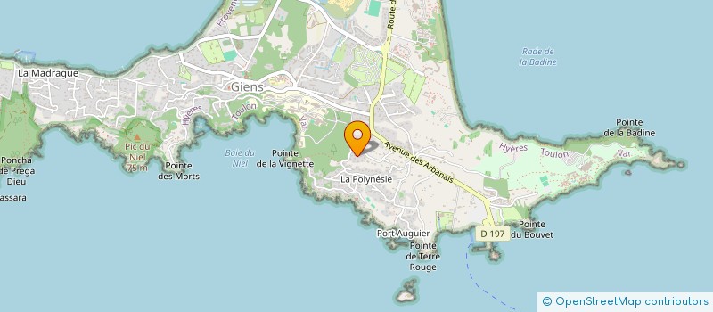 localisation de l'entreprise PIAMA à HYERES