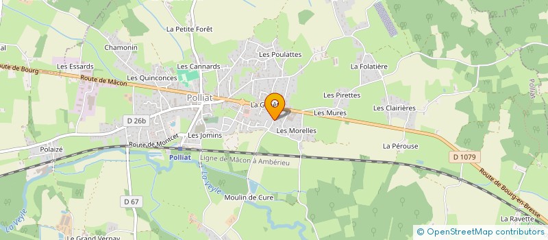 localisation de l'entreprise PIAMANT à POLLIAT