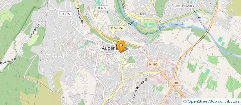 localisation de l'entreprise PIAMAR à AUBENAS