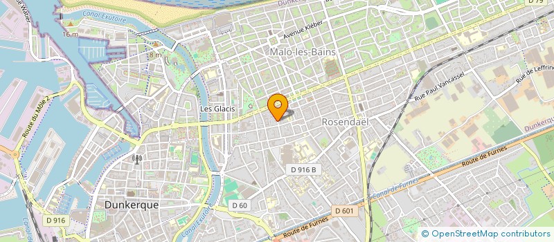 localisation de l'entreprise PIAME à DUNKERQUE