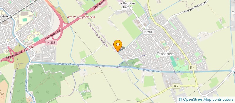localisation de l'entreprise PIAMIQUE à TETEGHEM-COUDEKERQUE-VILLAGE