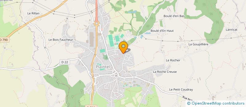 localisation de l'entreprise PIAN  PLAINTEL