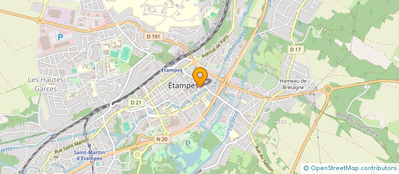 localisation de l'entreprise PIAN ARTE à ETAMPES
