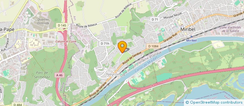 localisation de l'entreprise PIANA  NEYRON