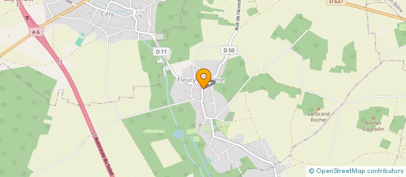 localisation de l'entreprise PIANECO  FLEURY-EN-BIERE